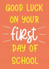 First Day of School Card created by Whipper Snapper Card Co.