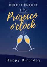 Knock Knock It's Prosecco o' clock created by Lovelier