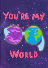 You’re My World created by Tom Delves Illustration