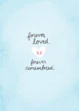 Sympathy Card Loss of Baby Girl created by Fox Card Co