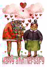 Shower Your Partner With Love! created by CardandFast