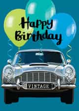 Happy Birthday Aston Martin created by Sarah Kelleher