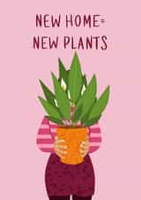 New Home = New Plants card 1000 created by Sarah Cowan