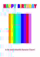 Rainbow Birthday created by Bold DeeZinz