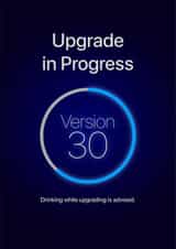 Upgrading to 30 Years Old Birthday Card created by Rosewood Design