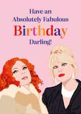 Absolutely Fabulous Birthday Card created by Iconicus Design