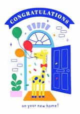 Congratulations New Home Giraffe Card created by Creative Joy