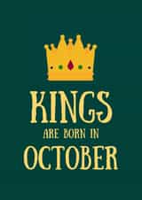 Male October Birthday Card created by SJdesigns