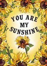 You Are My Sunshine Friend Card created by HelenFaerieArt