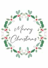 Wreath Christmas Card created by Amy Cole