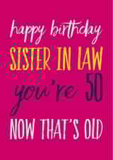 Happy Birthday sister in law 50 created by CreatedbyMe Sean