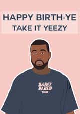 Kanye West Birthday Card created by Blush Boulevard