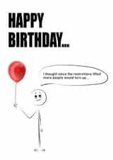 Birthday Restrictions created by King Kards