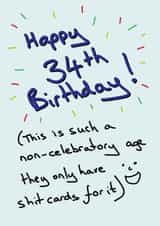34th Birthday created by Random Shit Cards