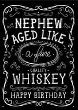Nephew Jack Daniels Birthday Card created by la la la Designs