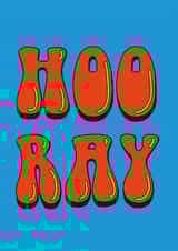 Hooray Groovy Pop Art Congratulations Card created by Betiobca