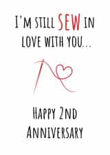 Second Anniversary - I'm Still Sew In Love With You... created by A Bee's Designs