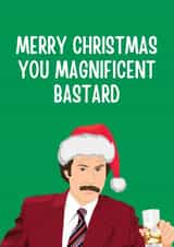 Anchorman Christmas Card created by Highgrove Cards