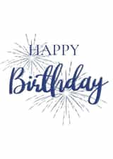 Happy Birthday Celebration Card created by Calligrafi DesignUK