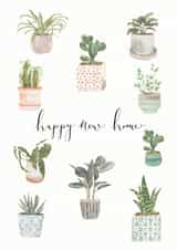 Happy New Home Houseplant Card created by Sage and Hart