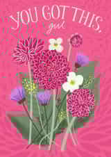 Girl power card created by Alissa Thaler