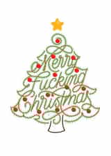 Merry Fucking Christmas Card created by Jack Gudgin