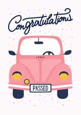 Congratulations you passed your driving test! created by Custom Card Co Shop