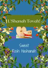 L'Shanah Tovah! Sweet Rosh Hashanah Jewish New Year created by Cute Little Gems