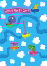 Dinosaurs in planes created by SteJDesigns