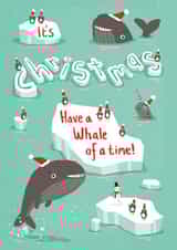 Have a Whaley good Christmas created by SteJDesigns