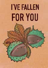 I've Fallen For You - Autumn, Love, Relationship status card created by Oh Milo Made