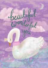 Beautiful Wonderful You Swan created by PearlyPea 