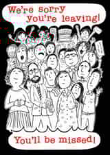 Sorry you're leaving! created by Aimee Beaven