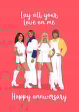 ABBA Anniversary Card created by Sassy Sarah
