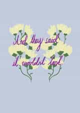 They said it wouldn't last created by Front Bum