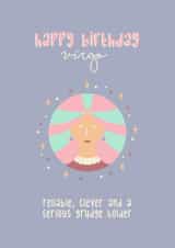 Happy Birthday Virgo  created by Laura Mason