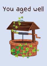 You aged well pun Birthday Card created by This is Awesome