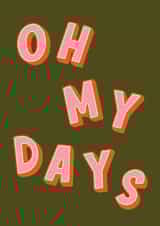 Oh My Days Playful Congratulations Card created by Betiobca