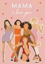 Spice Girls Mama Card created by Blush Boulevard