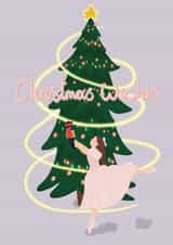 Ballerina Christmas Wishes created by Amy Kelly