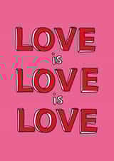 Love is Love created by stephen shaw