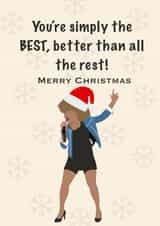 Simply the best Christmas card created by Accidental Artist