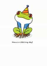 Have a Rribbiting Birthday! created by Bronte Laura Illustration