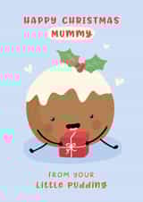 Happy Christmas Mummy From Your Little Pudding - From the Kids - Heartfelt created by Macie Dot Doodles