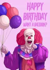IT Want A Balloon Birthday Card created by Morgan Masters
