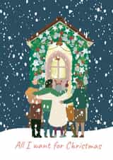 Carol singing Christmas created by Heather Rose Designs