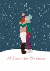 A Christmas hug created by Heather Rose Designs
