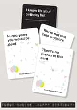 Cards Against Birthdays - Standard Birthday Card created by Replay Prints