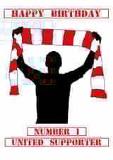 Happy Birthday Number One United Supporter created by Paul Musson