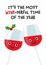 The most wine-derful time of the year created by Kiddy Winks Prints